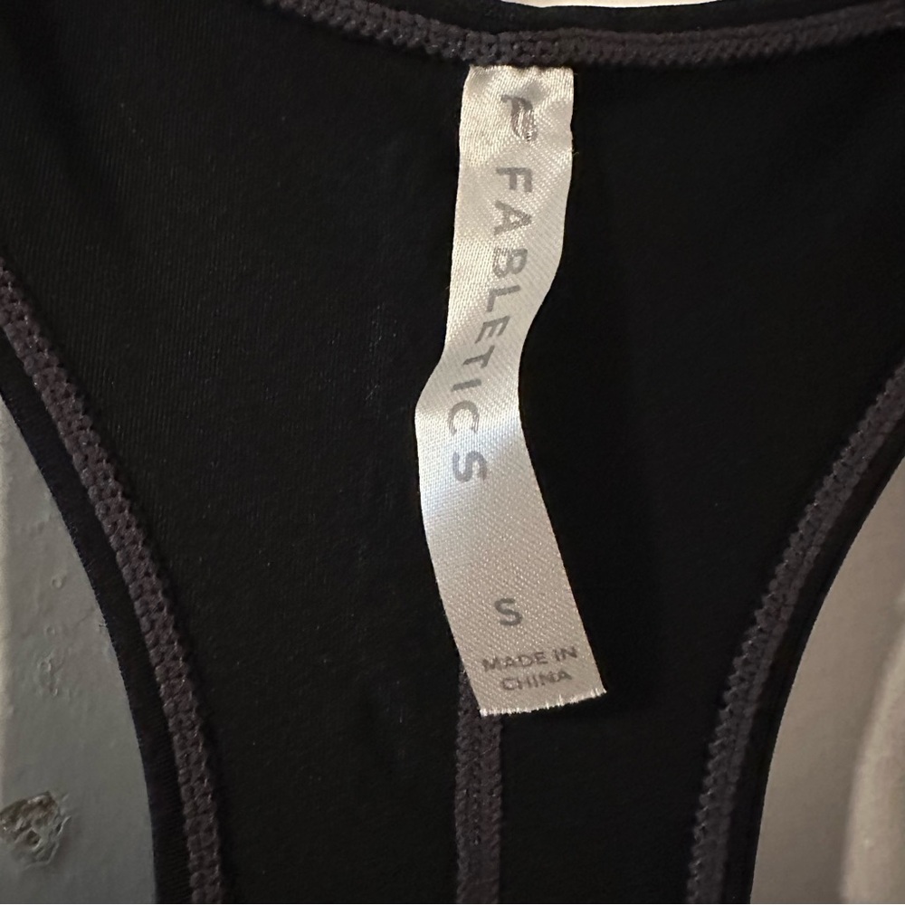 Black Fabletics Racerback Tank Top - Picture 3 of 3